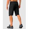 Men’s Mountain Bike Shorts Stretch Cycling Biking Bicycle Quick Dry Hiking Shorts for Men Zipper Pockets(Black)