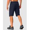 Men’s Mountain Bike Shorts Stretch Cycling Biking Bicycle Quick Dry Hiking Shorts for Men Zipper Pockets(Navy)