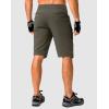Men’s Mountain Bike Shorts Stretch Cycling Biking Bicycle Quick Dry Hiking Shorts for Men Zipper Pockets(Slate Green)