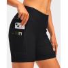 Women’s 4D Padded Bike Shorts 5″/7″ Riding Underwear Cycling Bicycle Road Biking Cycle Shorts for Women Zipper Pockets(Black)