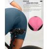 Women’s 4D Padded Bike Shorts 5″/7″ Riding Underwear Cycling Bicycle Road Biking Cycle Shorts for Women Zipper Pockets(Blue Grey)