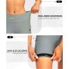 Women’s 4D Padded Bike Shorts 5″/7″ Riding Underwear Cycling Bicycle Road Biking Cycle Shorts for Women Zipper Pockets(Light Grey)