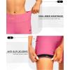 Women’s 4D Padded Bike Shorts 5″/7″ Riding Underwear Cycling Bicycle Road Biking Cycle Shorts for Women Zipper Pockets(Pink)