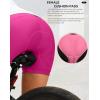 Women’s 4D Padded Bike Shorts 5″/7″ Riding Underwear Cycling Bicycle Road Biking Cycle Shorts for Women Zipper Pockets(Rosy)