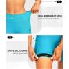 Women’s 4D Padded Bike Shorts 5″/7″ Riding Underwear Cycling Bicycle Road Biking Cycle Shorts for Women Zipper Pockets(Sky Blue)