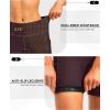 Women’s 4D Padded Bike Shorts 5″/7″ Riding Underwear Cycling Bicycle Road Biking Cycle Shorts for Women Zipper Pockets(Wine)