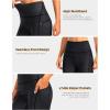 Women’s High Waisted Biker Shorts 8″ Running Workout Tummy Control Bike Spandex Shorts for Women Zipper Pockets(Charcoal)