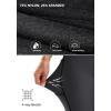 Women’s High Waisted Biker Shorts 8″ Running Workout Tummy Control Bike Spandex Shorts for Women Zipper Pockets(Charcoal)