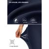 Women’s High Waisted Biker Shorts 8″ Running Workout Tummy Control Bike Spandex Shorts for Women Zipper Pockets(Navy)