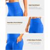 Women’s High Waisted Biker Shorts 8″ Running Workout Tummy Control Bike Spandex Shorts for Women Zipper Pockets(Royal Blue)