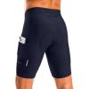 Bikewa Men’s Bike Shorts 4D Padded Cycling Shorts for Men Road Riding Biking Bicycle Zipper Pockets(Navy)