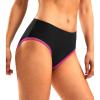 Bikewa Women’s 4D Padded Bike Underwear Cycling Bicycle Shorts Biking Riding Briefs Biker Cycle Undershorts for Women(Black/Rosy)