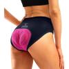 Bikewa Women’s 4D Padded Bike Underwear Cycling Bicycle Shorts Biking Riding Briefs Biker Cycle Undershorts for Women(Navy)