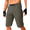 Men’s Mountain Bike Shorts Stretch Cycling Biking Bicycle Quick Dry Hiking Shorts for Men Zipper Pockets(Slate Green)